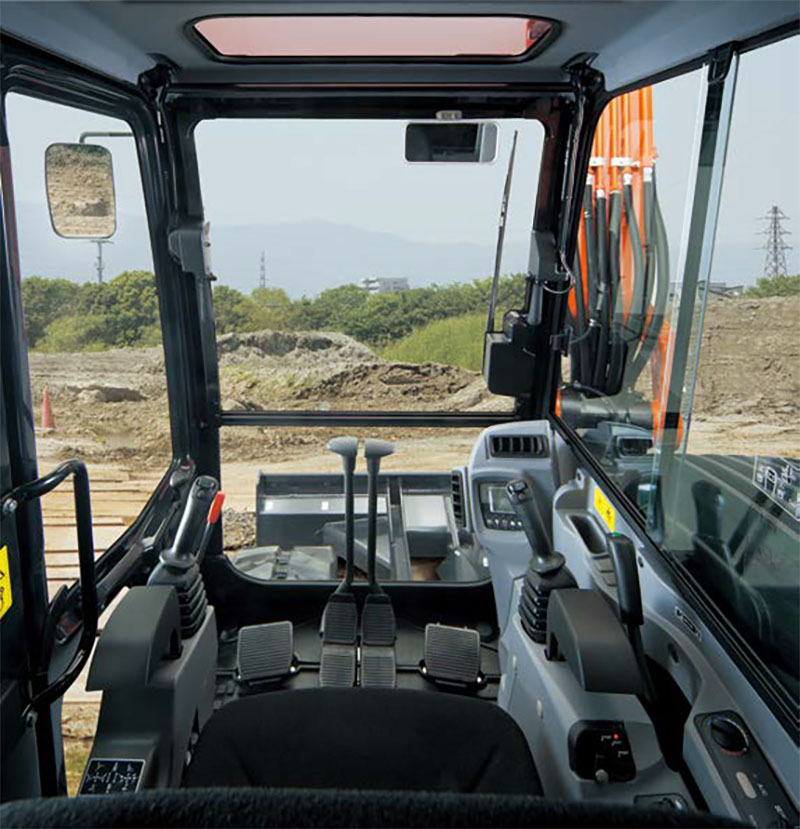 escavatore con sistema rigenerazione automatica KUBOTA KX  tecnostrutture