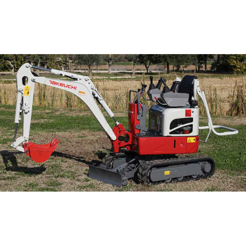 miniescavatore cingolato sacca portadocumenti TAKEUCHI TBR  a noleggio e vendita tecnostrutture