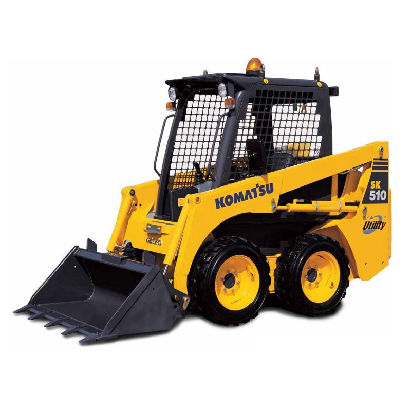 pala compatta servocomandi idraulici komatsu SK  noleggio tecnostrutture