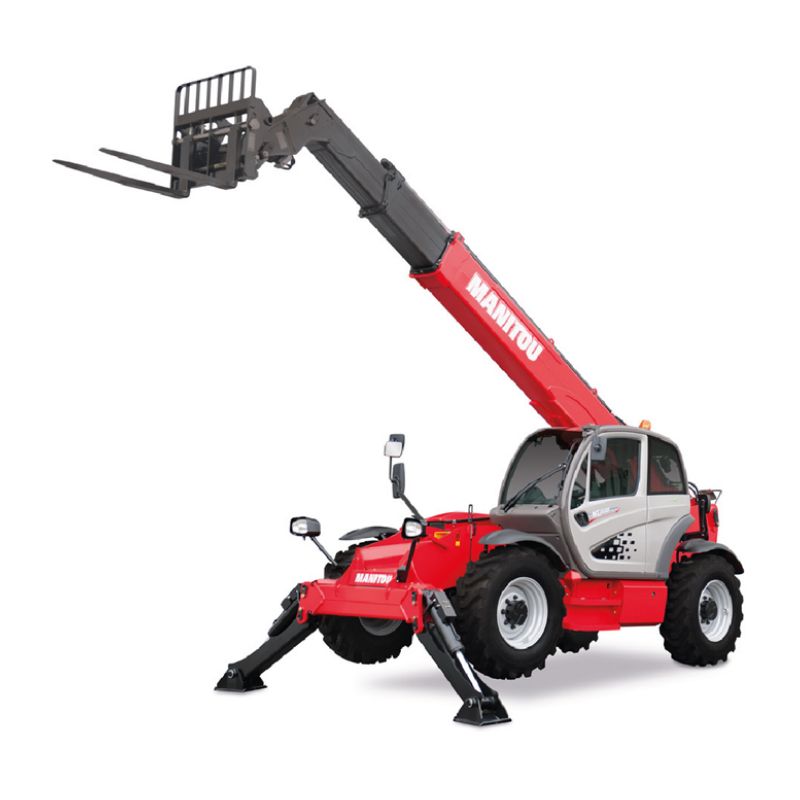 sollevatore telescopico M manitou noleggio tecnostrutture
