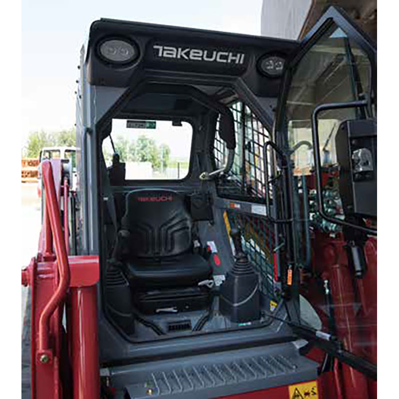 track loader escavatore con apertura centrale TAKEUCHI TLR vendita e noleggio tecnostrutture